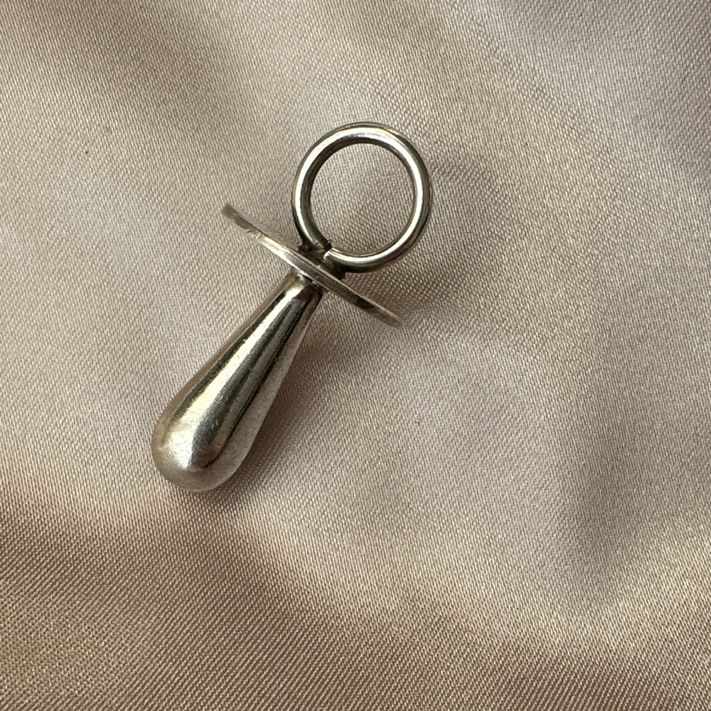 Sterling silver Pacifier Charm 🍼✨